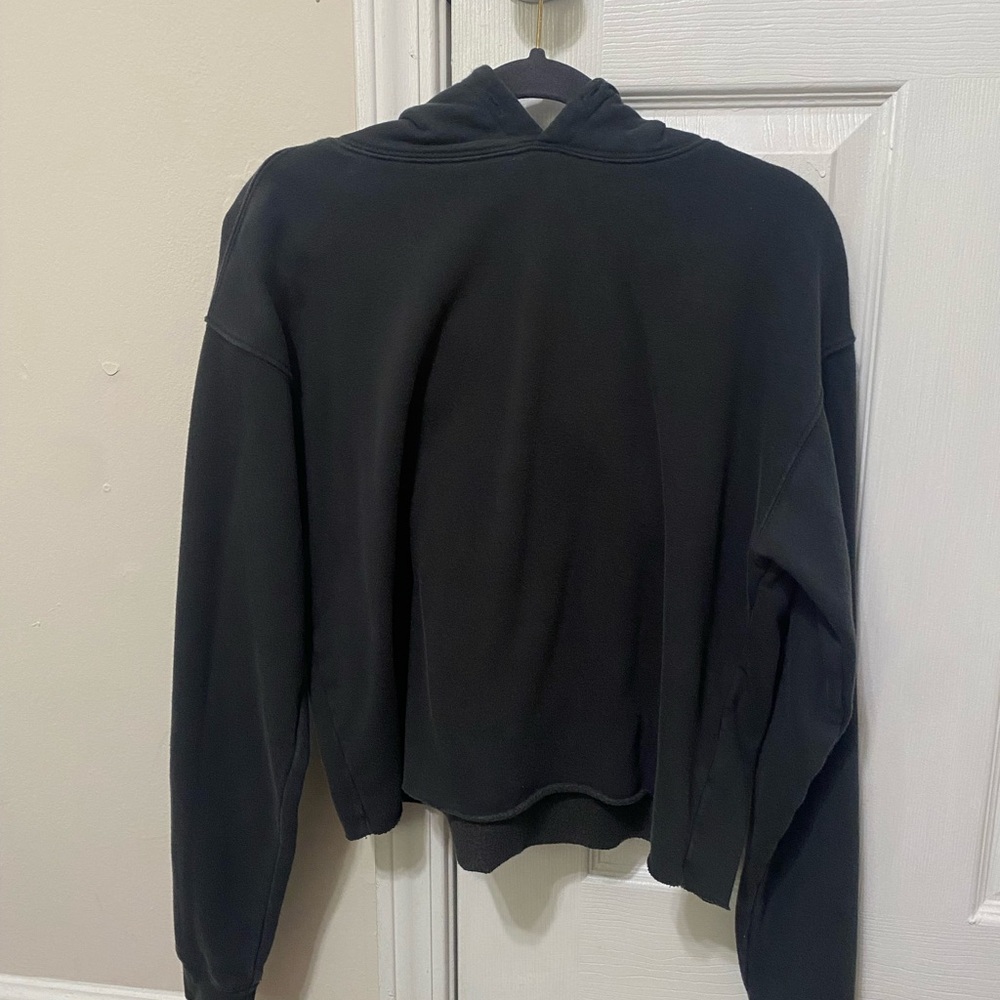 Women’s Cropped Black Hoodie